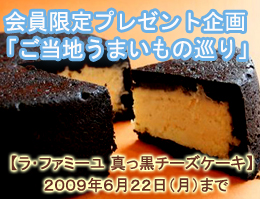 ラ・ファミーユ　真っ黒チーズケーキ