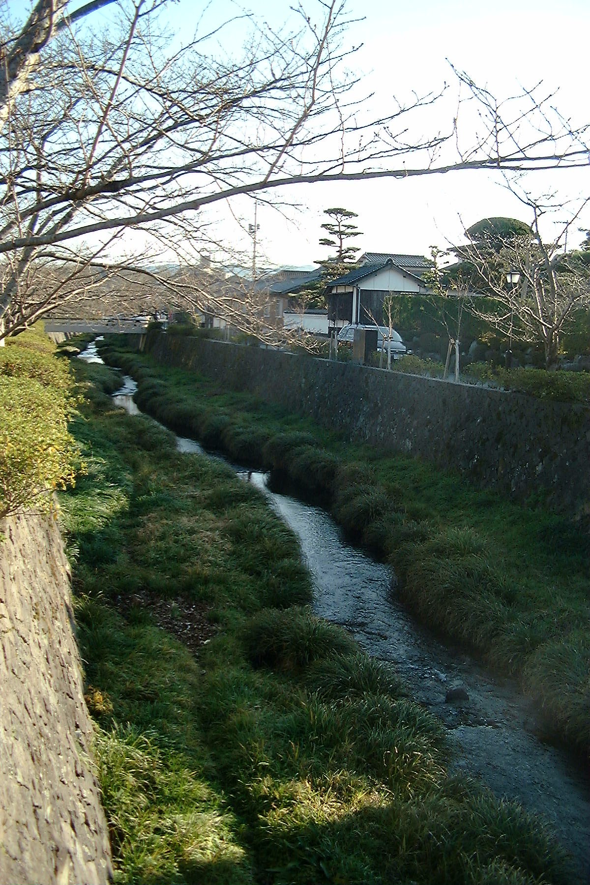 西ノ京と称される，一の坂川