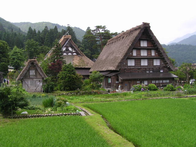 白川郷　荻町の合掌集落